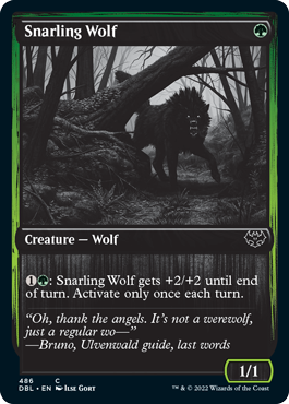 Snarling Wolf (486) [Innistrad: Double Feature] | Grognard Games