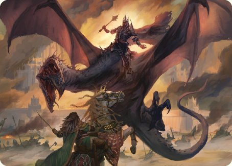 Witch-king, Bringer of Ruin Art Card [The Lord of the Rings: Tales of Middle-earth Art Series] | Grognard Games