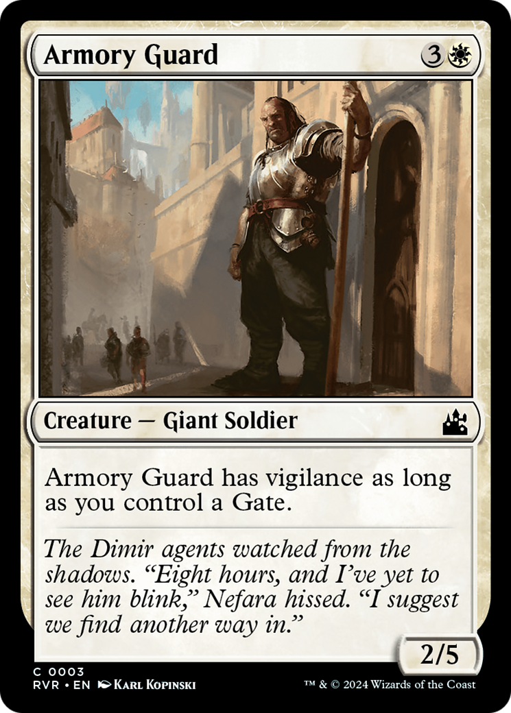 Armory Guard [Ravnica Remastered] | Grognard Games