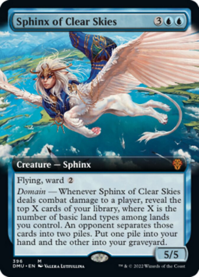 Sphinx of Clear Skies (Extended Art) [Dominaria United] | Grognard Games