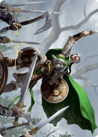 Maja, Bretagard Protector Art Card (Gold-Stamped Signature) [Kaldheim: Art Series] | Grognard Games