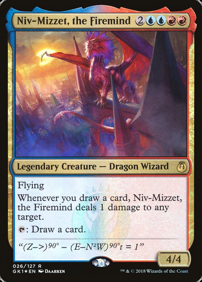 Niv-Mizzet, the Firemind [Guilds of Ravnica Guild Kit] | Grognard Games