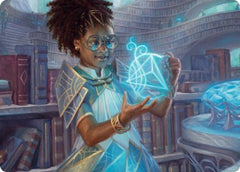 Zimone, Quandrix Prodigy Art Card [Strixhaven: School of Mages Art Series] | Grognard Games