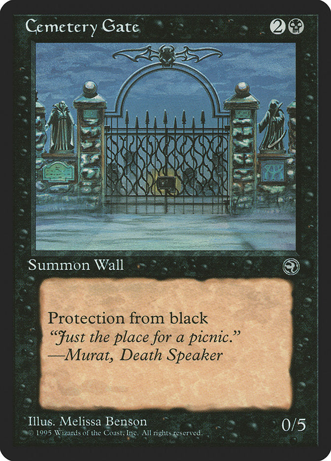 Cemetery Gate (Murat Flavor Text) [Homelands] | Grognard Games