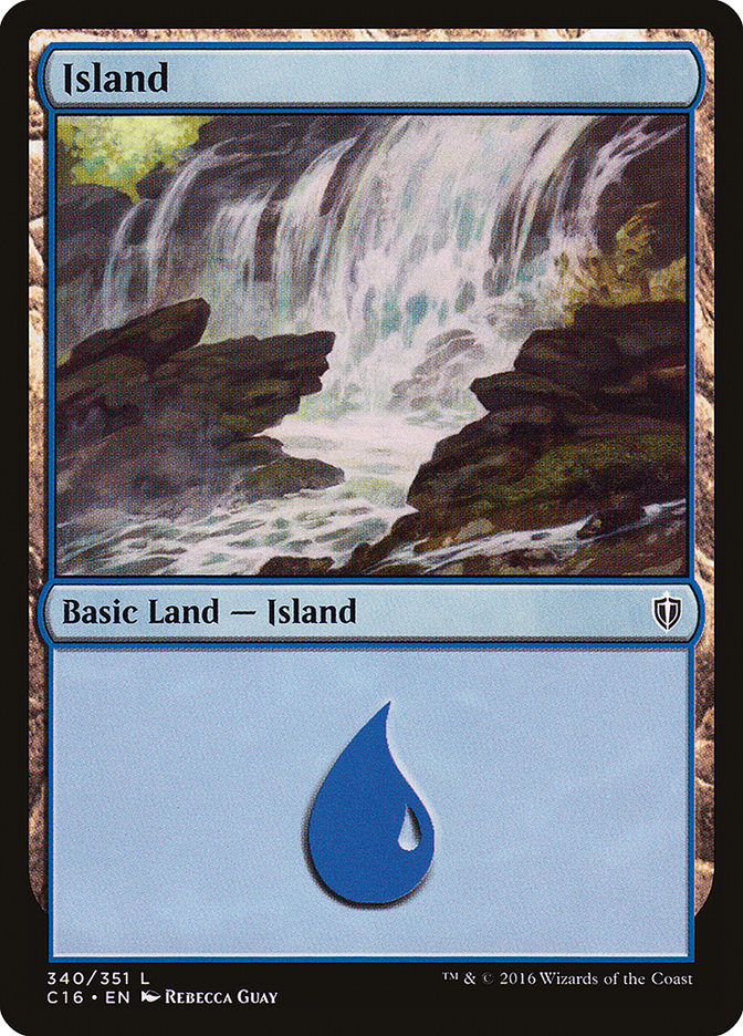 Island (340) [Commander 2016] | Grognard Games