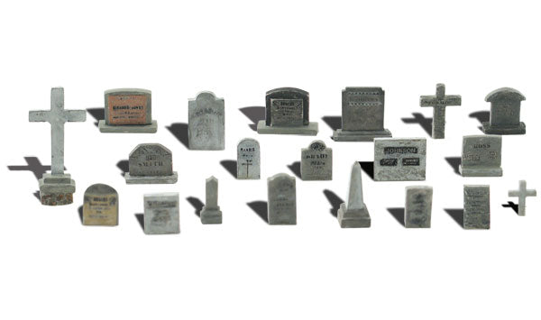 Scenic Accents Tombstones - HO Scale | Grognard Games