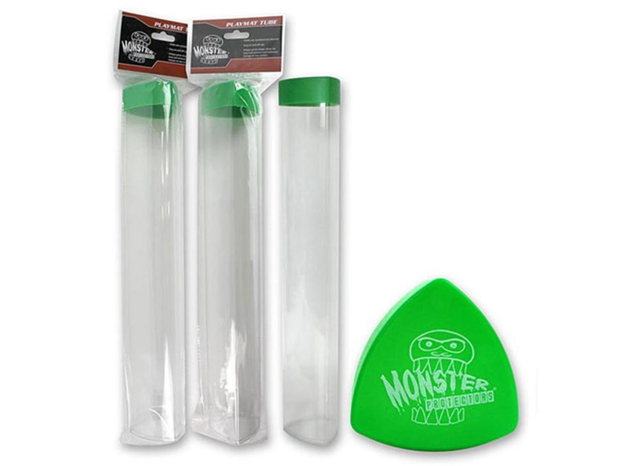 Monster Prism Playmat Tube - Matte Green | Grognard Games