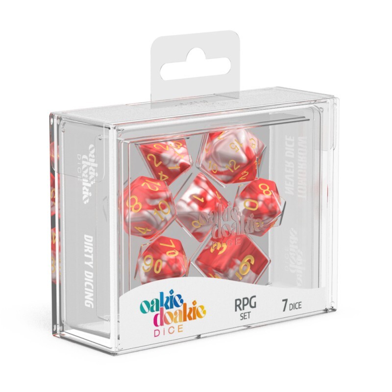 Gemidice Red Sky Dice RPG Set | Grognard Games