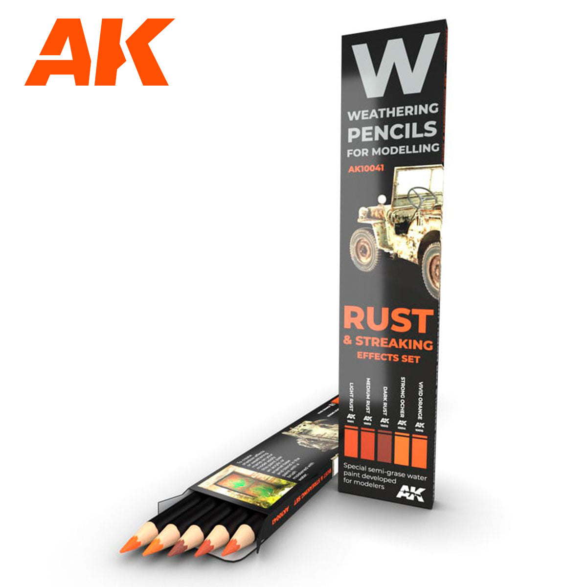 AK Interactive AK10041 RUST & STREAKING: EFFECTS SET | Grognard Games