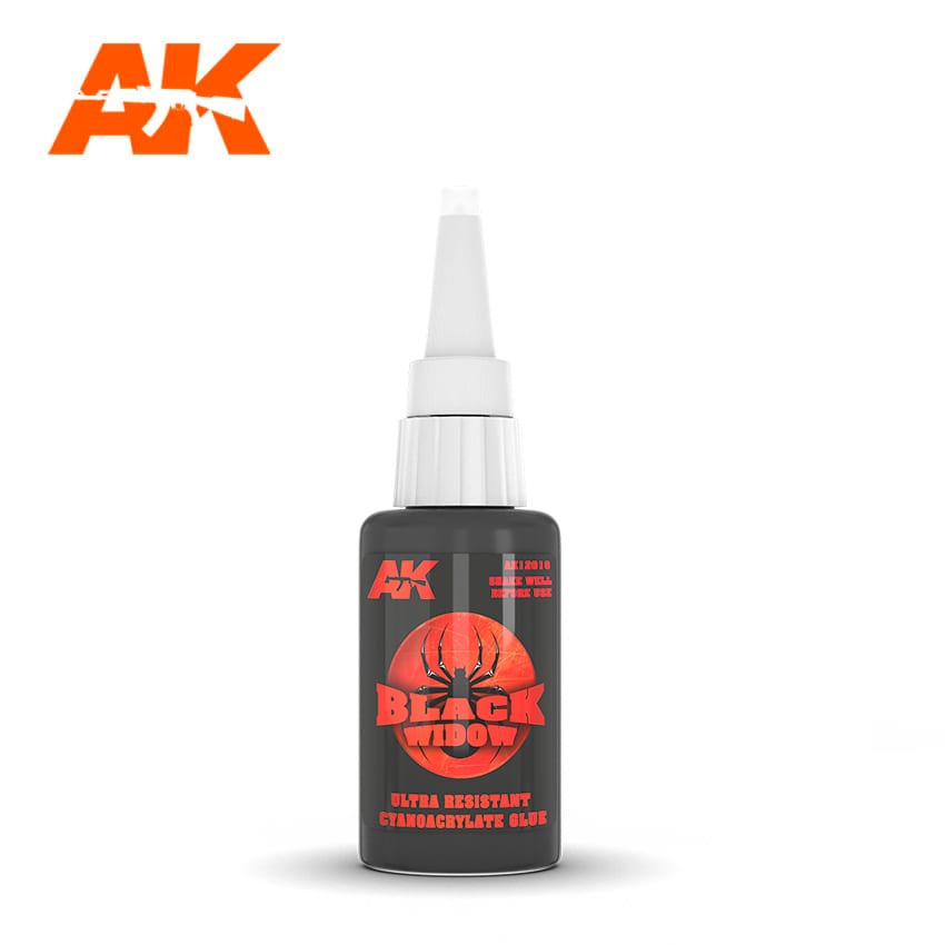 AK Interactive Black Widow Cyanoacrylate Glue | Grognard Games