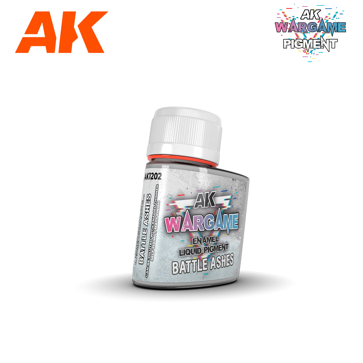 AK1202 BATTLE ASHES – ENAMEL LIQUID PIGMENT | Grognard Games