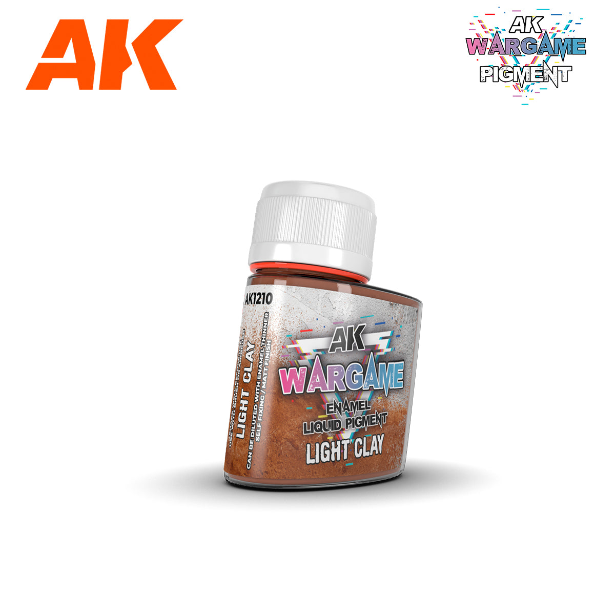 AK1210 LIGHT CLAY – ENAMEL LIQUID PIGMENT | Grognard Games