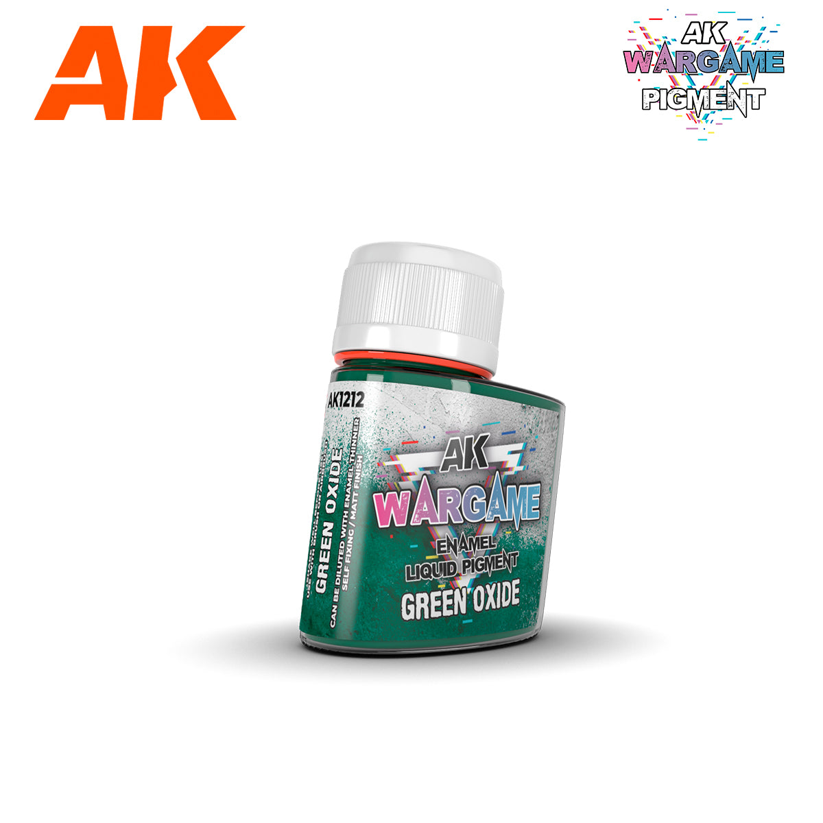 AK1212 GREEN OXIDE – ENAMEL LIQUID PIGMENT | Grognard Games