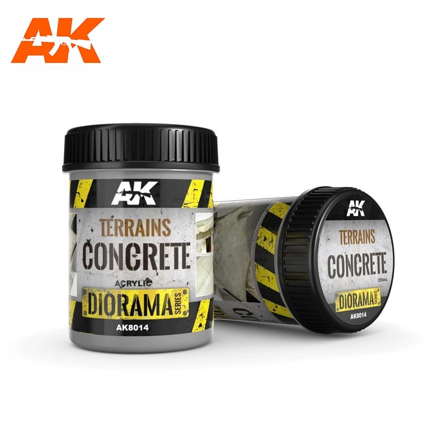 AK 8014 TERRAINS CONCRETE 250ML | Grognard Games