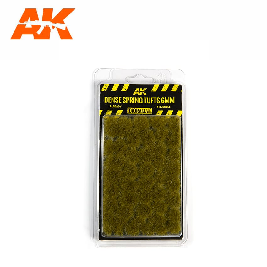 AK Interactive DENSE SPRING TUFTS 6MM | Grognard Games