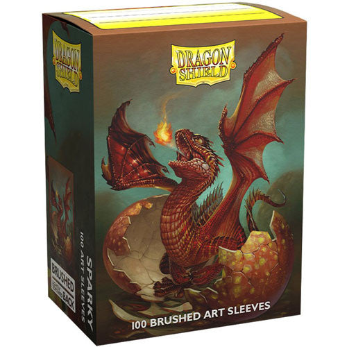 Dragon Shield Sleeves: Brushed - Baby Dragon Sparky | Grognard Games