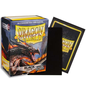 Dragon Shield Non-Glare Matte Black | Grognard Games