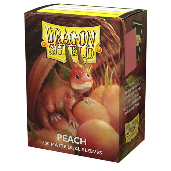 Dragon Shields Dual Matte Peach | Grognard Games