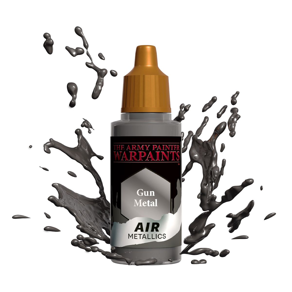 Army Painter Warpaints Air - Metallic Gun Metal | Grognard Games