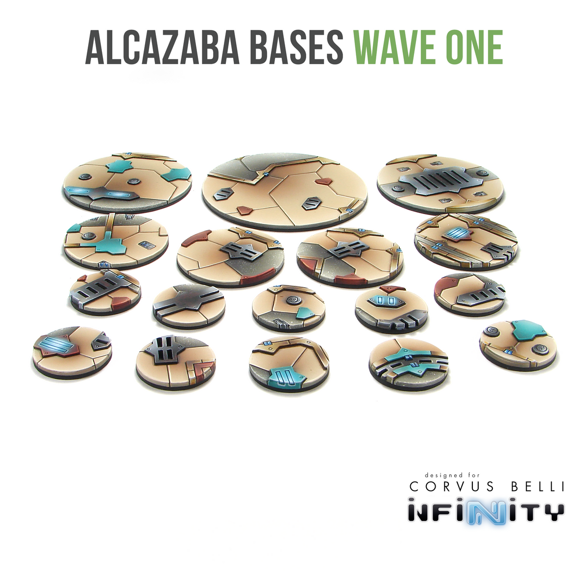 Alcazaba Bases Wave One Full Set | Grognard Games