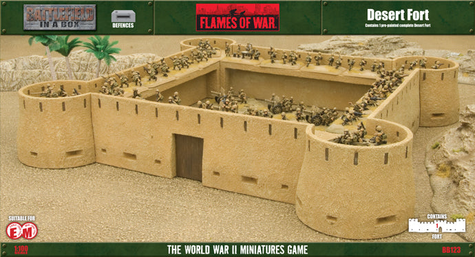 BB123 Desert Fort | Grognard Games