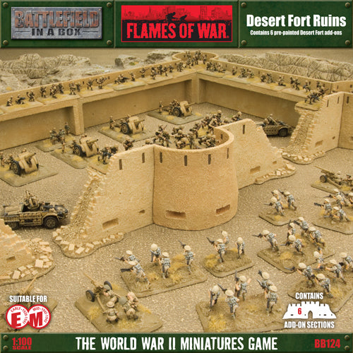 BB124 Desert Fort Ruins | Grognard Games