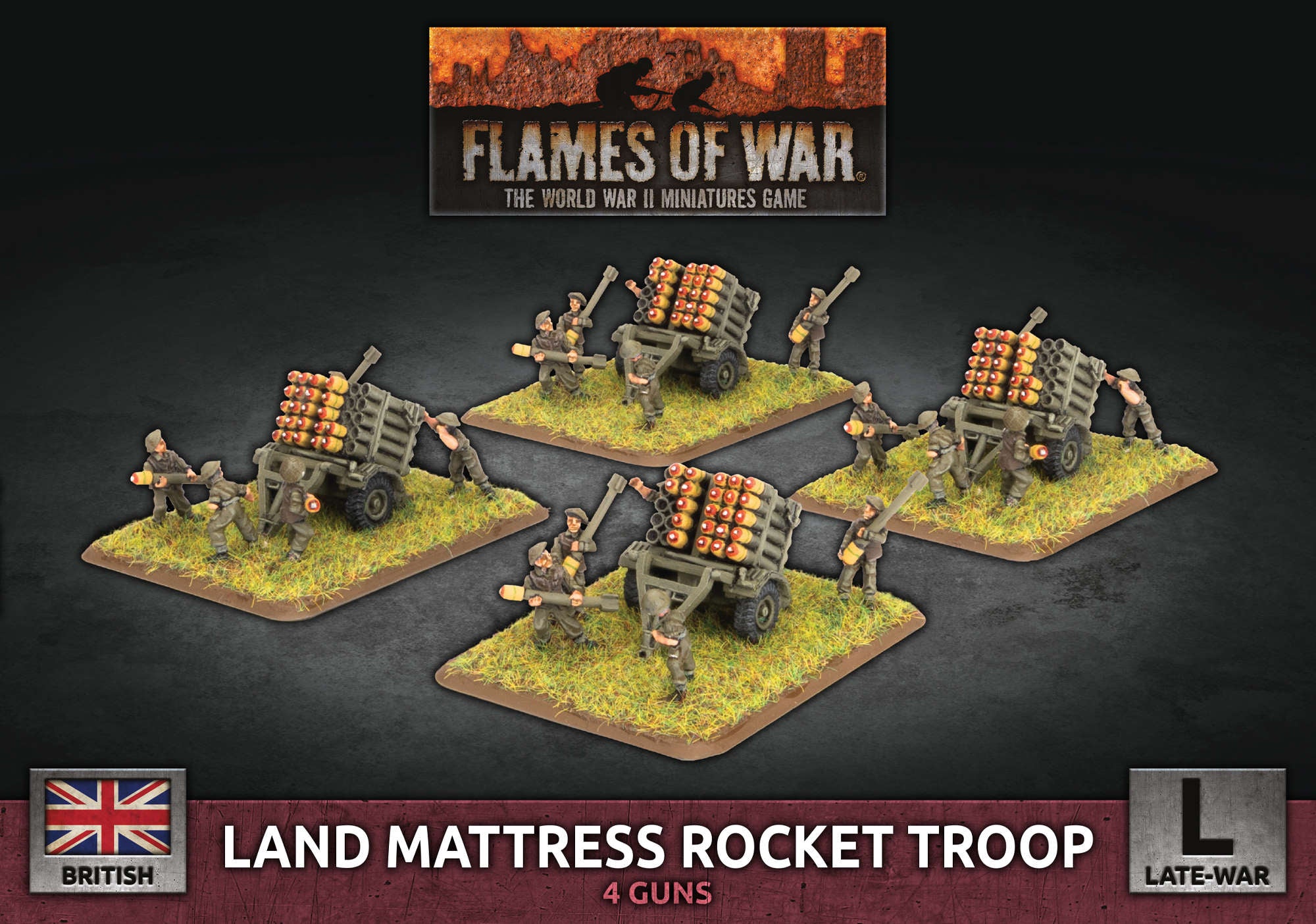 Flames of War - Land Mattress Rocket Troop | Grognard Games
