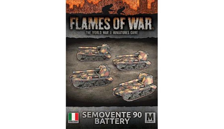 Flames of War Italian Semovente 90 Battery | Grognard Games