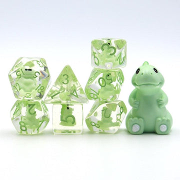 Foam Brain Games BABY T REX RPG DICE SET | Grognard Games