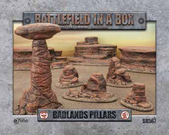 BB567 Badlands Pillars - Mars | Grognard Games