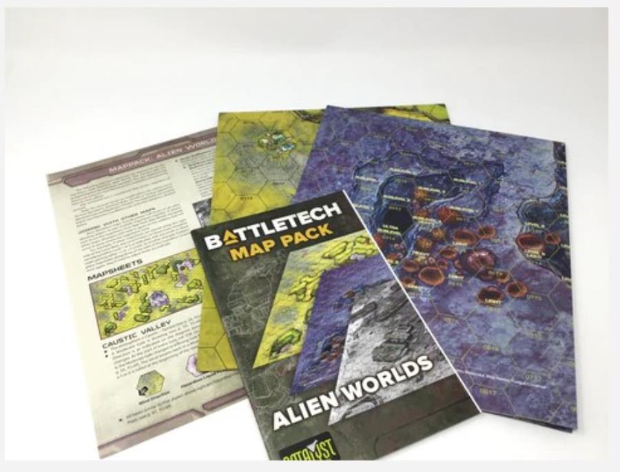 BattleTech 35153 Map Pack - Alien Worlds | Grognard Games