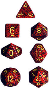 CHX25323 Speckled Mercury 7 Dice Set | Grognard Games