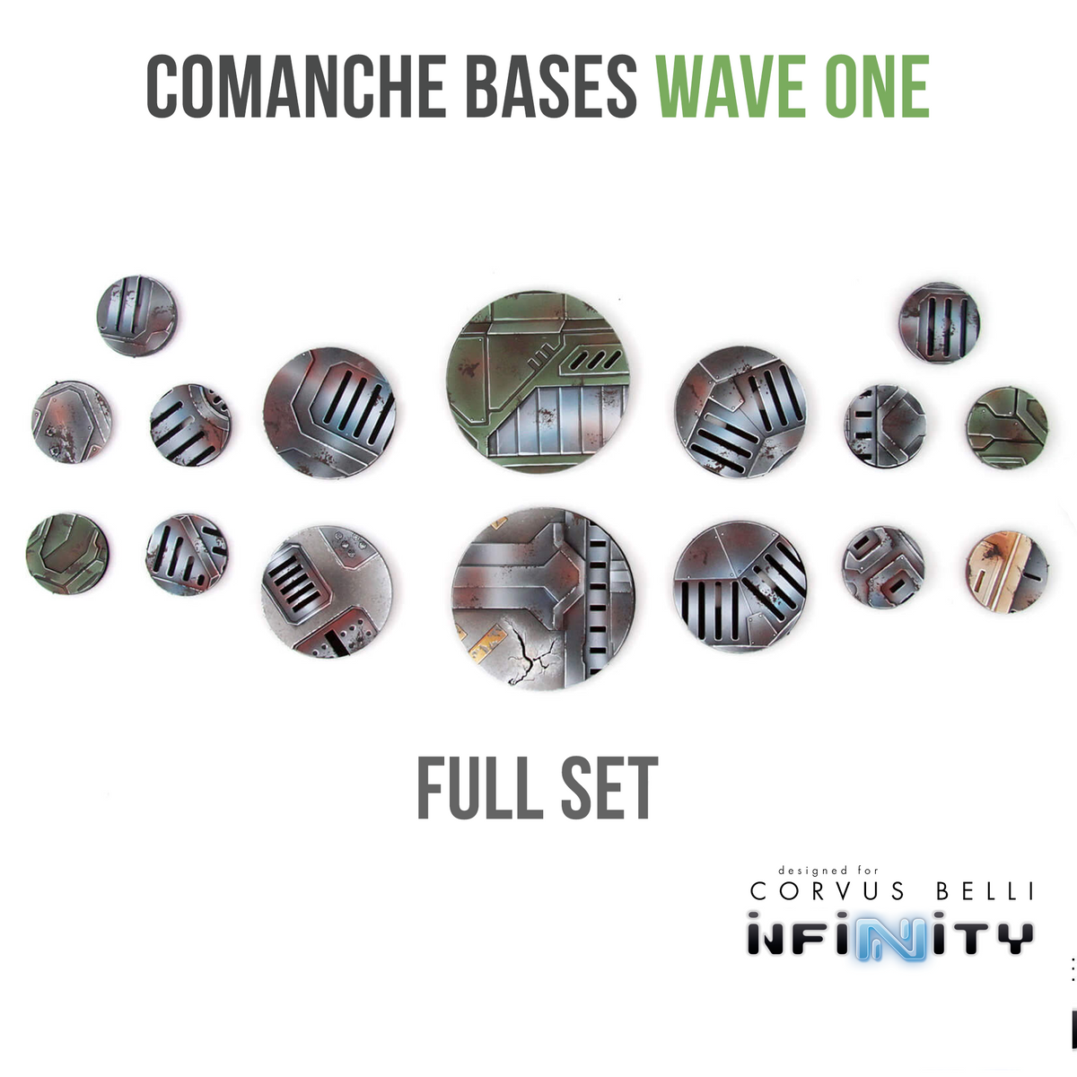 Comanche Bases Wave One Full Set | Grognard Games