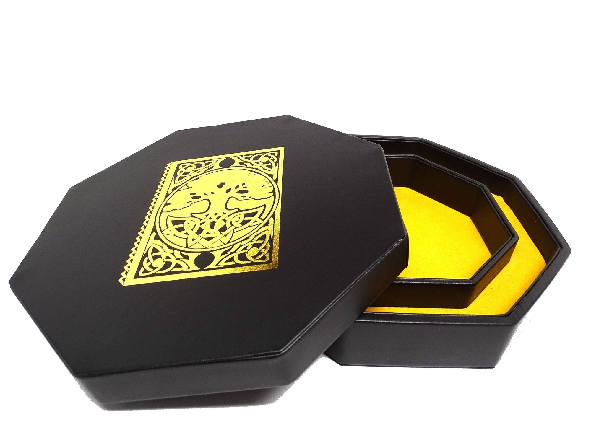 Easy Roller Spellbook Dice Tray With Dice Staging Area and Lid | Grognard Games