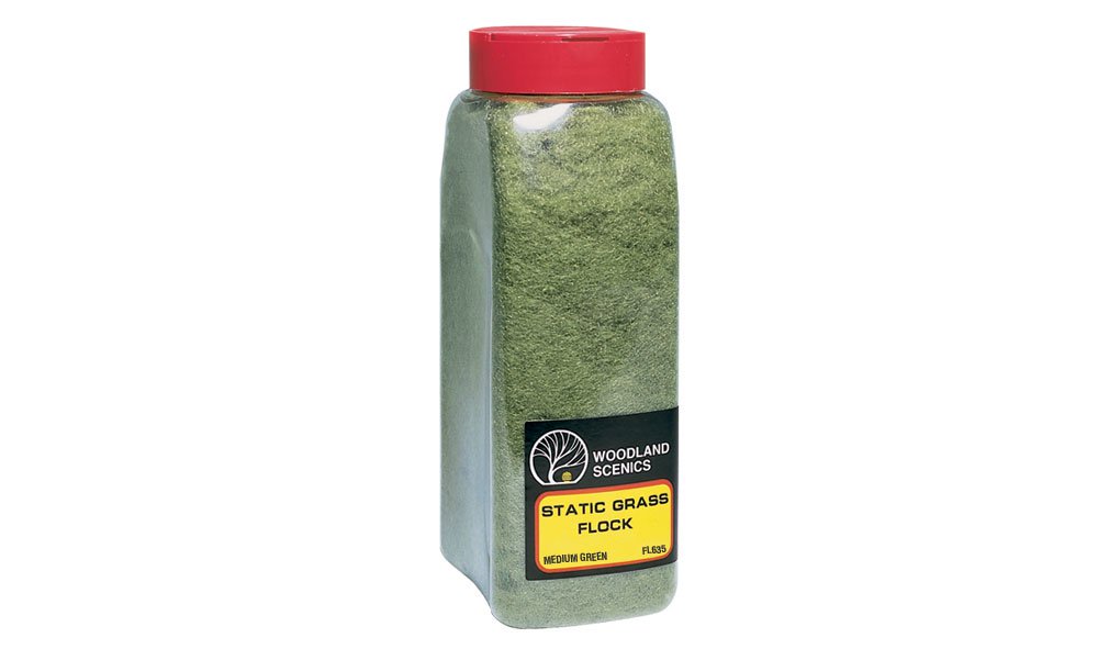 Static Grass Shaker Medium Green | Grognard Games
