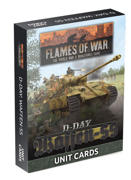 Flames of War: D-Day Waffen-SS Unit Cards | Grognard Games