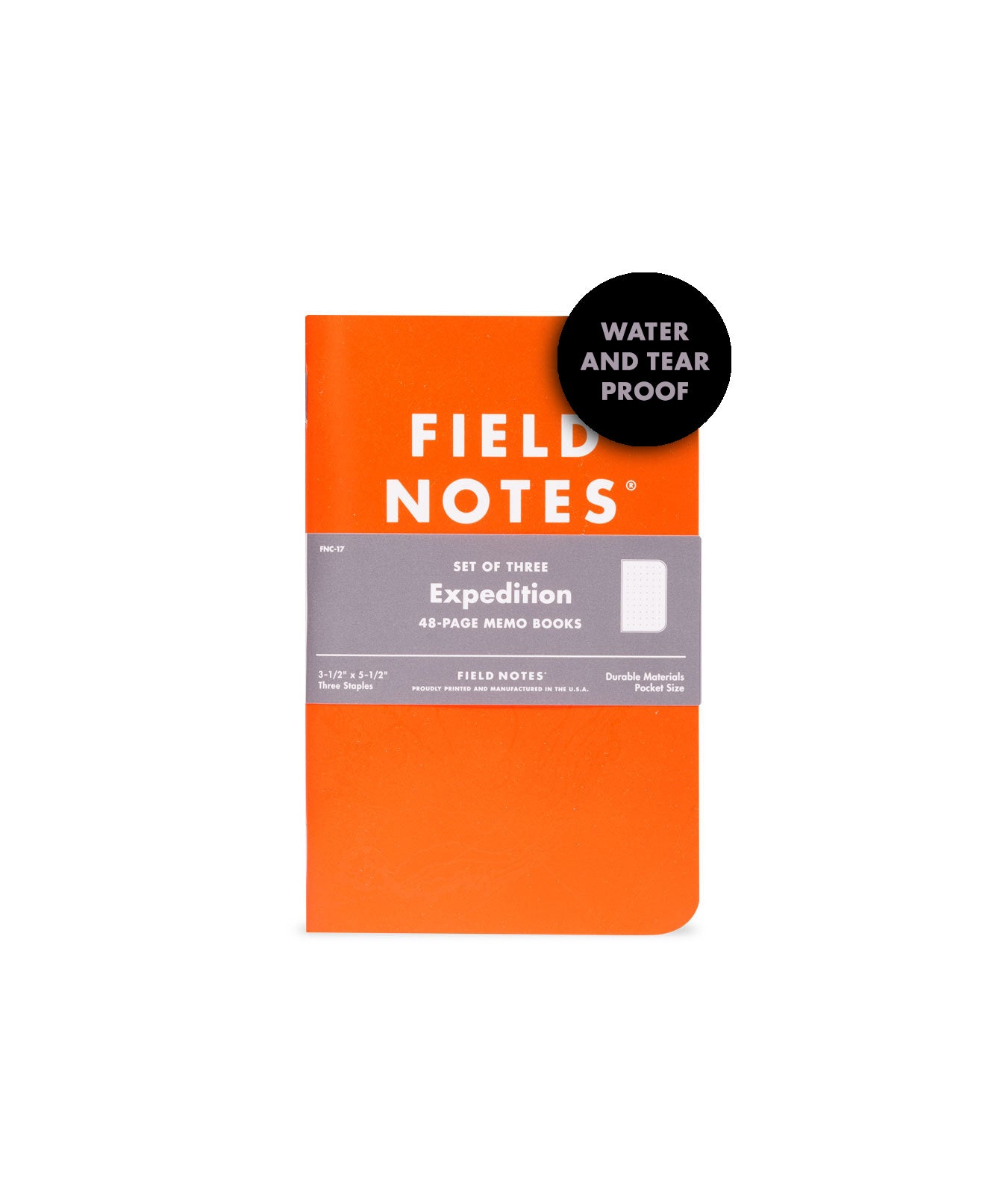 Field Notes Memo Book 3-pack Expedition | Grognard Games