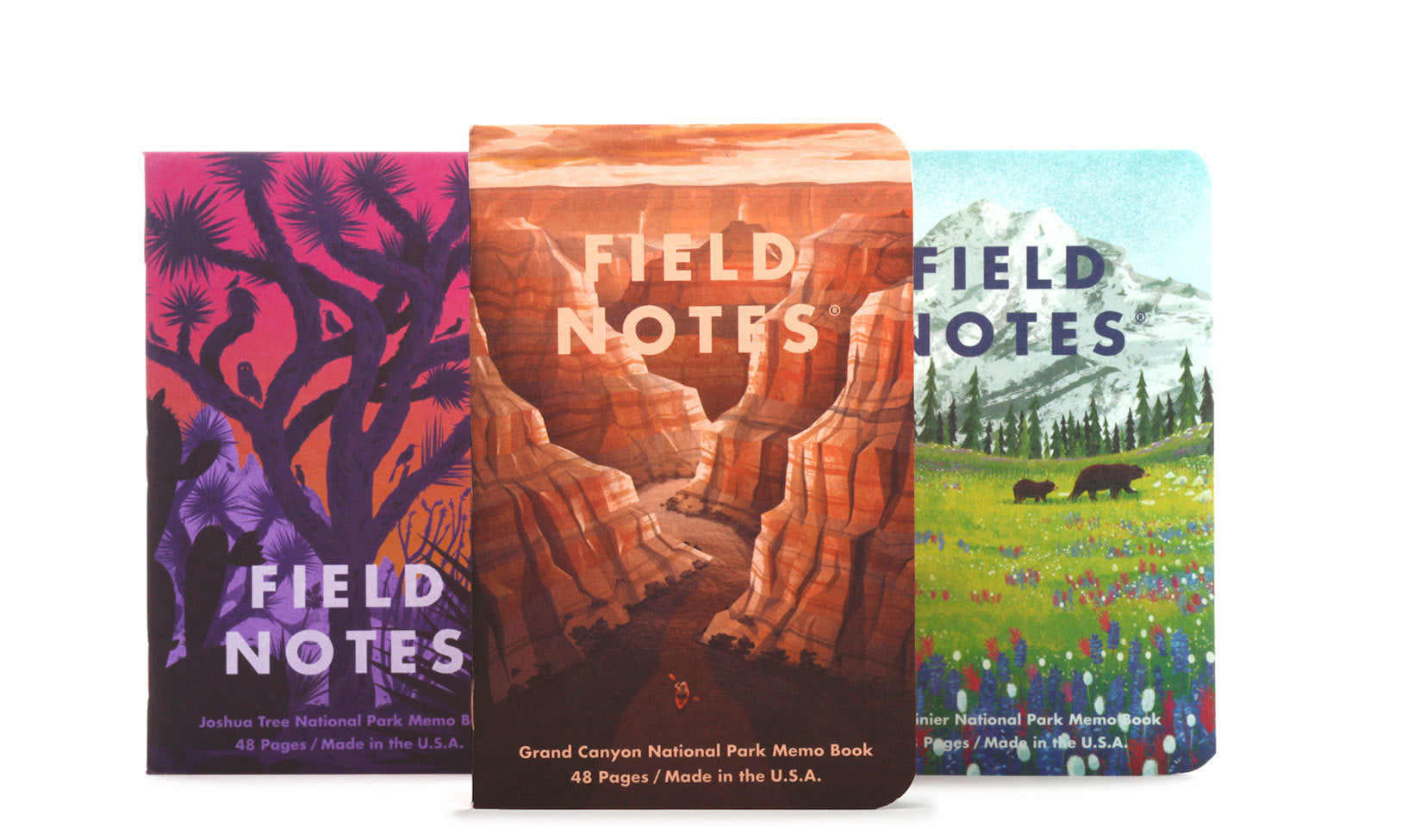 Field Notes National Park Book 3-pack Graph paper Series B | Grognard Games