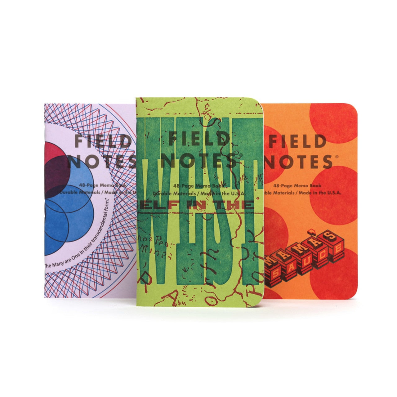 Field Notes Memo Book 3-pack Letterpress Graph paper Series A | Grognard Games