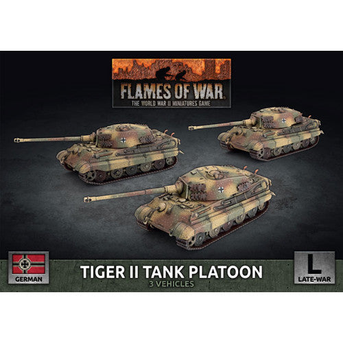Flames of War WW2: German - Tiger II Tank Platoon | Grognard Games