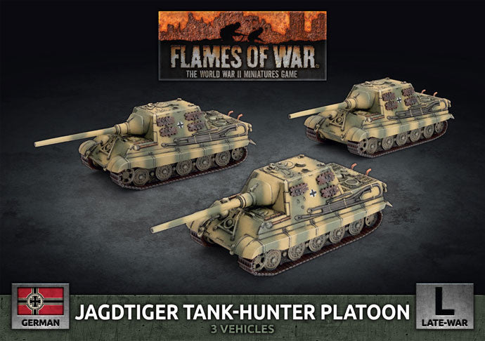 Flames of War WW2: German - Jagdtiger Tank-Hunter Platoon | Grognard Games