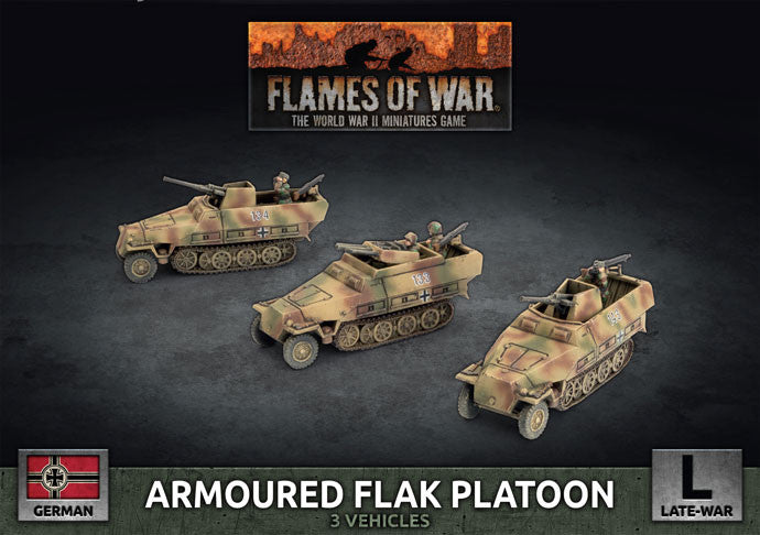 Flames of War WW2: German - Armoured Flak Platoon | Grognard Games