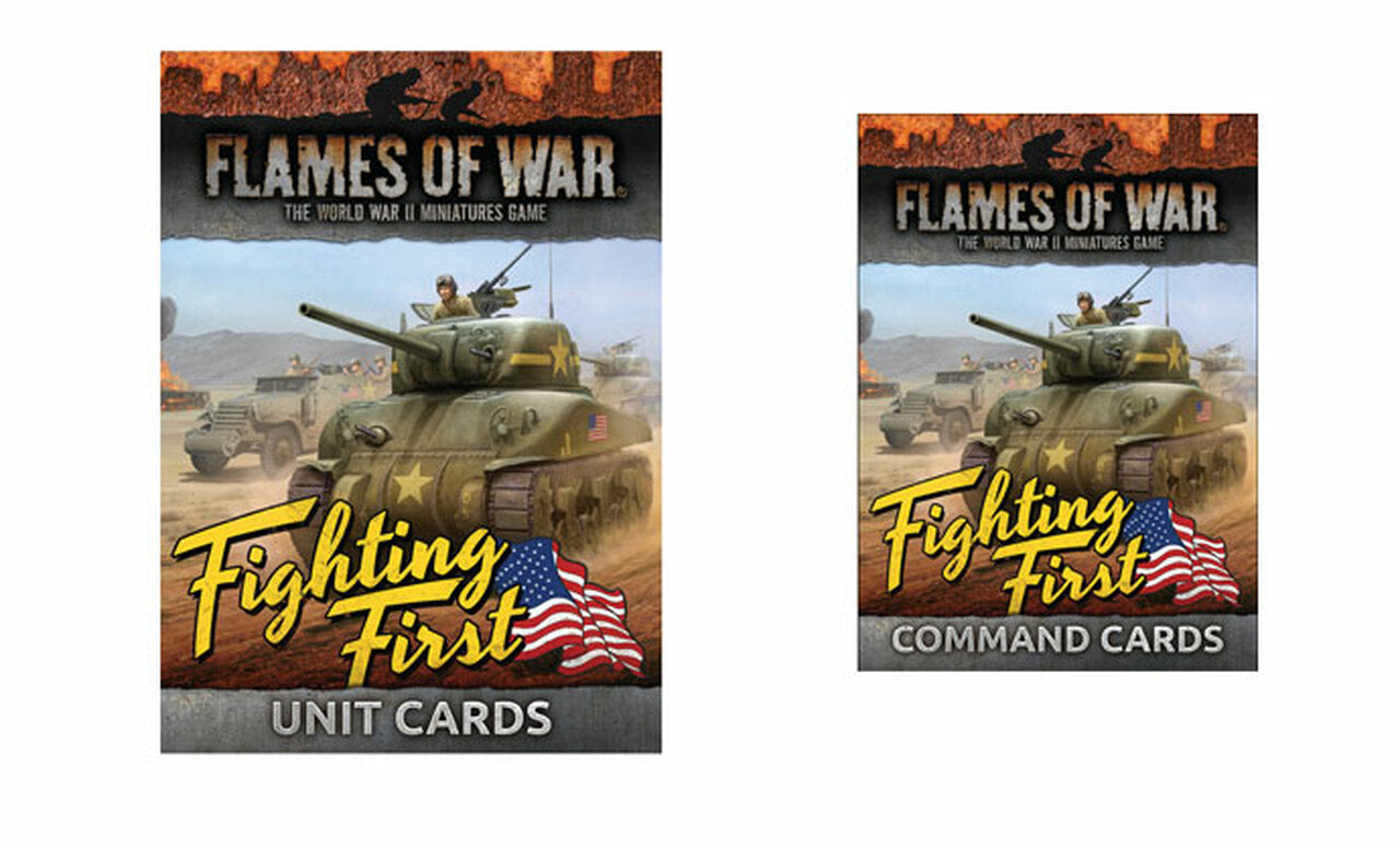 FW256-UCB American Fighting First Unit and Command Cards | Grognard Games