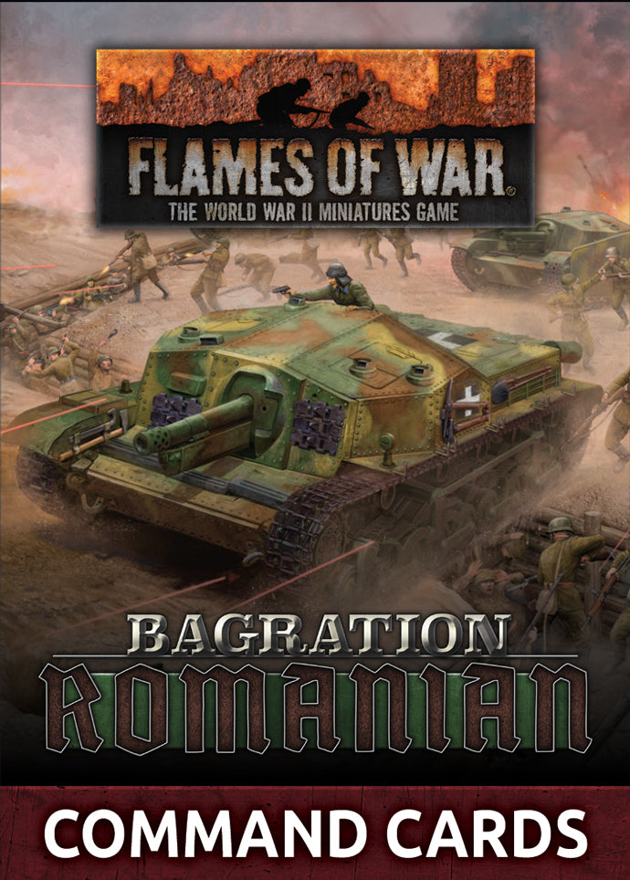 Flames of War Bagration: Romanian Command Cards (FW269RC) | Grognard Games