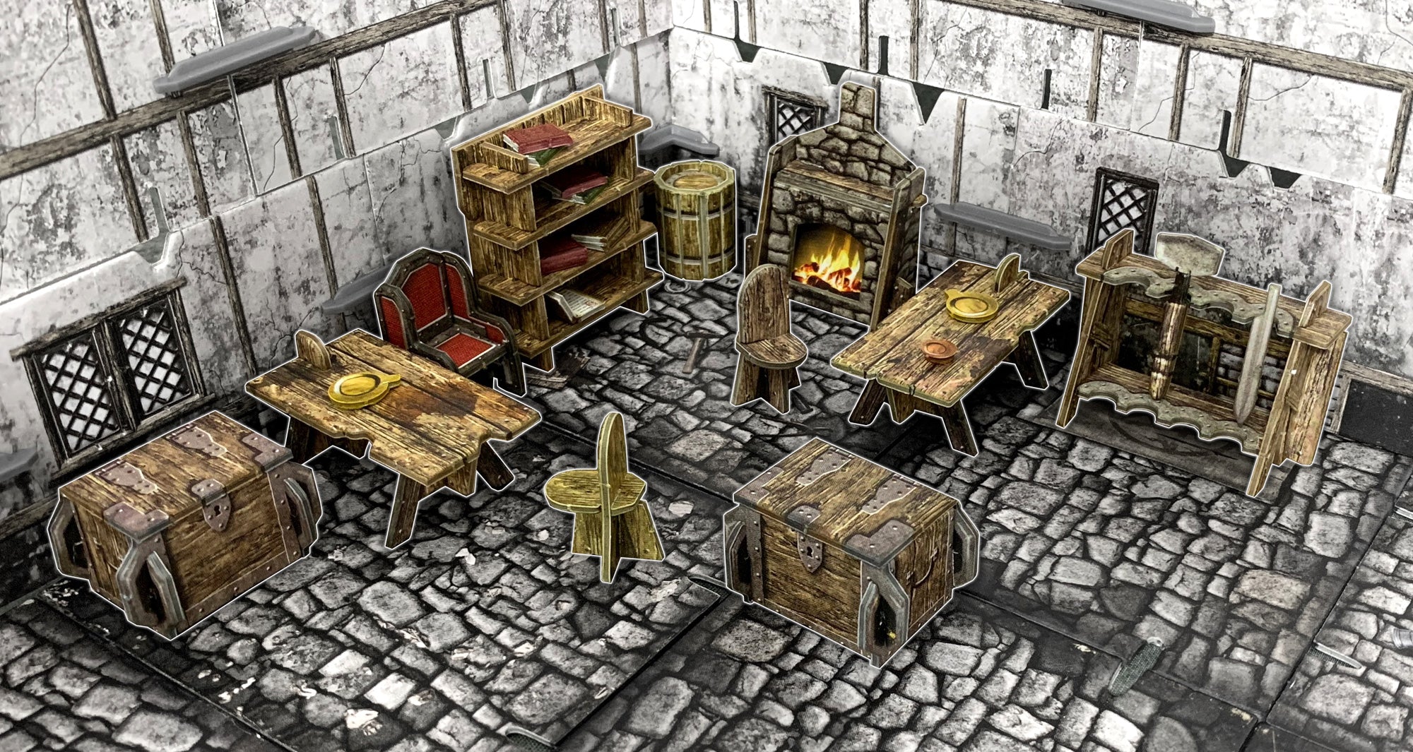 Battle Systems: FANTASY VILLAGE FURNITURE | Grognard Games