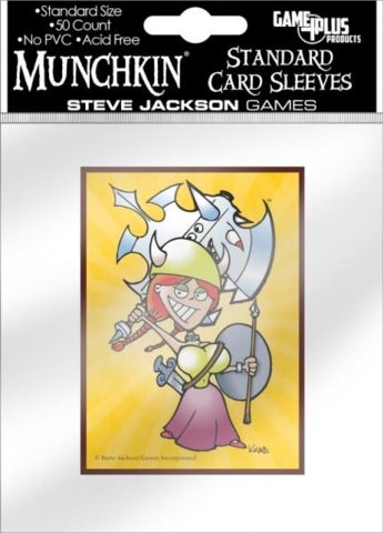 Munchkin Standard Card Sleeves - Female Barbarian | Grognard Games