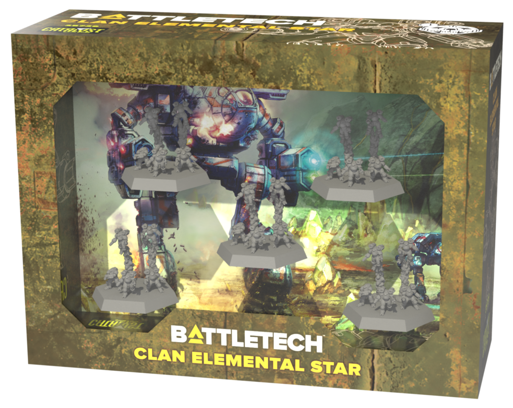 BATTLETECH 35739 CLAN ELEMENTAL STAR | Grognard Games