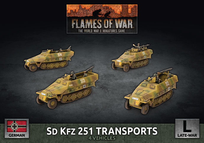 SD KFZ 251D Transports | Grognard Games