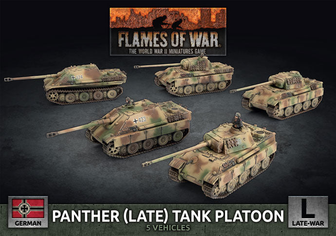 Panther (Late) Tank Platoon (GBX181) | Grognard Games