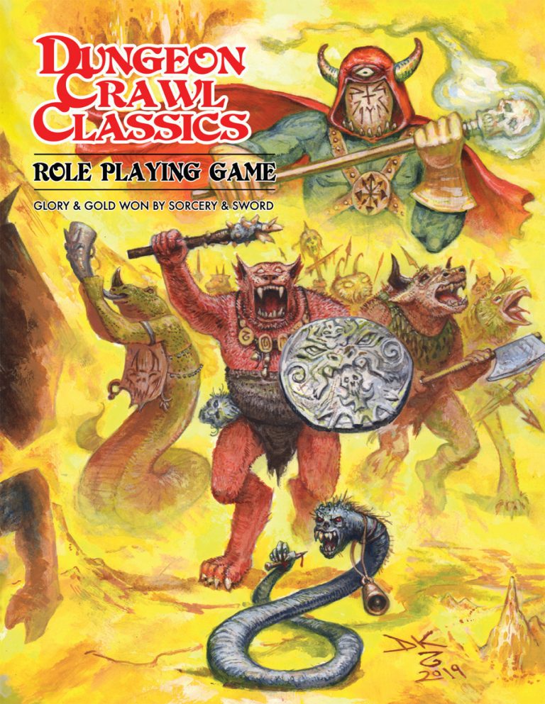 Dungeon Crawl Classics: Core Rulebook Softcover Beastman Edition | Grognard Games